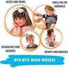 image:imageCool Coolers Boo Boo Flexible Gel Ice Packs 4x4 Reusable Cold Compress for Minor Injuries Cold Packs for Injuries Kids Ice Packs for Boo Boos 3 Pack DinoAssorted Fruit