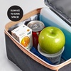 image:imageCool Coolers by Fit amp Fresh 4 Pack XL Slim Ice Packs Quick Freeze Space Saving Reusable Ice Packs for Lunch Boxes or CoolersClear Blue 4 PK