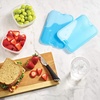 image:imageCool Coolers by Fit amp Fresh 4 Pack XL Slim Ice Packs Quick Freeze Space Saving Reusable Ice Packs for Lunch Boxes or CoolersClear Blue 4 PK