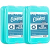 image:imageCool Coolers by Fit amp Fresh 4 Pack XL Slim Ice Packs Quick Freeze Space Saving Reusable Ice Packs for Lunch Boxes or CoolersGreen 8 Pack