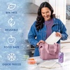 image:imageCool Coolers by Fit amp Fresh 4 Pack XL Slim Ice Packs Quick Freeze Space Saving Reusable Ice Packs for Lunch Boxes or CoolersIvory 4 Pack