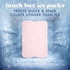 image:imageCool Coolers by Fit amp Fresh 4 Pack XL Slim Ice Packs Quick Freeze Space Saving Reusable Ice Packs for Lunch Boxes or CoolersLight Pink 4 Pack