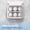 image:imageCool Coolers by Fit amp Fresh 4 Pack XL Slim Ice Packs Quick Freeze Space Saving Reusable Ice Packs for Lunch Boxes or CoolersMulti Pastel 4 Pack