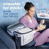 image:imageCool Coolers by Fit amp Fresh 4 Pack XL Slim Ice Packs Quick Freeze Space Saving Reusable Ice Packs for Lunch Boxes or CoolersMulti Pastel 4 Pack