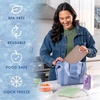 image:imageCool Coolers by Fit amp Fresh 4 Pack XL Slim Ice Packs Quick Freeze Space Saving Reusable Ice Packs for Lunch Boxes or CoolersMulti Pastel 4 Pack