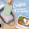 image:imageCool Coolers by Fit amp Fresh 4 Pack XL Slim Ice Packs Quick Freeze Space Saving Reusable Ice Packs for Lunch Boxes or CoolersMulti Pastel 4 Pack