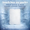 image:imageCool Coolers by Fit amp Fresh 4 Pack XL Slim Ice Packs Quick Freeze Space Saving Reusable Ice Packs for Lunch Boxes or CoolersMulti Pastel 4 Pack