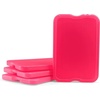 image:imageCool Coolers by Fit amp Fresh 4 Pack XL Slim Ice Packs Quick Freeze Space Saving Reusable Ice Packs for Lunch Boxes or CoolersPink 4 Pack