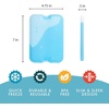 image:imageCool Coolers by Fit amp Fresh 4 Pack XL Slim Ice Packs Quick Freeze Space Saving Reusable Ice Packs for Lunch Boxes or CoolersPurple 4 Pack