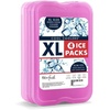 image:imageCool Coolers by Fit amp Fresh 4 Pack XL Slim Ice Packs Quick Freeze Space Saving Reusable Ice Packs for Lunch Boxes or CoolersPurple 4 Pack