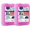 image:imageCool Coolers by Fit amp Fresh 4 Pack XL Slim Ice Packs Quick Freeze Space Saving Reusable Ice Packs for Lunch Boxes or CoolersPurple 8 PK