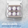 image:imageCool Coolers by Fit amp Fresh 4 Pack XL Slim Ice Packs Quick Freeze Space Saving Reusable Ice Packs for Lunch Boxes or CoolersTaupe 4 Pack