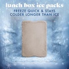 image:imageCool Coolers by Fit amp Fresh 4 Pack XL Slim Ice Packs Quick Freeze Space Saving Reusable Ice Packs for Lunch Boxes or CoolersTaupe 4 Pack