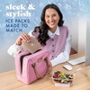 image:imageCool Coolers by Fit amp Fresh Slim Ice Packs Quick Freeze Reusable Ice Packs for Lunch Boxes amp Coolers LongLasting Space Saving Lunch Ice Packs Blue 4PkMulti Pastel 4 Pack