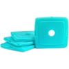 image:imageCool Coolers by Fit amp Fresh Slim Ice Packs Quick Freeze Reusable Ice Packs for Lunch Boxes amp Coolers LongLasting Space Saving Lunch Ice Packs Blue 4PkGreen