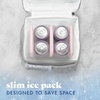 image:imageCool Coolers by Fit amp Fresh Slim Ice Packs Quick Freeze Reusable Ice Packs for Lunch Boxes amp Coolers LongLasting Space Saving Lunch Ice Packs Blue 4PkLight Pink 4 Pack