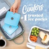 image:imageCool Coolers by Fit amp Fresh Slim Ice Packs Quick Freeze Reusable Ice Packs for Lunch Boxes amp Coolers LongLasting Space Saving Lunch Ice Packs Blue 4PkBlue 4 Pack