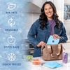 image:imageCool Coolers by Fit amp Fresh Slim Ice Packs Quick Freeze Reusable Ice Packs for Lunch Boxes amp Coolers LongLasting Space Saving Lunch Ice Packs Blue 4PkBlue 4 Pack