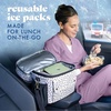 image:imageCool Coolers by Fit amp Fresh Slim Ice Packs Quick Freeze Reusable Ice Packs for Lunch Boxes amp Coolers LongLasting Space Saving Lunch Ice Packs Blue 4PkSage 4 Pack