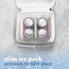 image:imageCool Coolers by Fit amp Fresh Slim Ice Packs Quick Freeze Reusable Ice Packs for Lunch Boxes amp Coolers LongLasting Space Saving Lunch Ice Packs Blue 4PkMulti Pastel 4 Pack