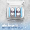 image:imageCool Coolers by Fit amp Fresh Slim Ice Packs Quick Freeze Reusable Ice Packs for Lunch Boxes amp Coolers LongLasting Space Saving Lunch Ice Packs Blue 4PkBlue 4 Pack