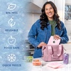 image:imageCool Coolers by Fit amp Fresh Slim Ice Packs Quick Freeze Reusable Ice Packs for Lunch Boxes amp Coolers LongLasting Space Saving Lunch Ice Packs Blue 4PkLight Pink 4 Pack