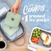 image:imageCool Coolers by Fit amp Fresh Slim Ice Packs Quick Freeze Reusable Ice Packs for Lunch Boxes amp Coolers LongLasting Space Saving Lunch Ice Packs Blue 4PkSage 4 Pack