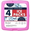 image:imageCool Coolers by Fit amp Fresh Slim Ice Packs Quick Freeze Reusable Ice Packs for Lunch Boxes amp Coolers LongLasting Space Saving Lunch Ice Packs Blue 4PkPurple 8 Pack