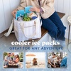 image:imageCool Coolers by Fit amp Fresh Slim Ice Packs Quick Freeze Reusable Ice Packs for Lunch Boxes amp Coolers LongLasting Space Saving Lunch Ice Packs Blue 4PkBlue 4 Pack