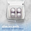 image:imageCool Coolers by Fit amp Fresh Slim Ice Packs Quick Freeze Reusable Ice Packs for Lunch Boxes amp Coolers LongLasting Space Saving Lunch Ice Packs Blue 4PkIvory 4 Pack