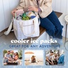 image:imageCool Coolers by Fit amp Fresh Slim Ice Packs Quick Freeze Reusable Ice Packs for Lunch Boxes amp Coolers LongLasting Space Saving Lunch Ice Packs Blue 4PkMulti Pastel 4 Pack