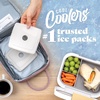 image:imageCool Coolers by Fit amp Fresh Slim Ice Packs Quick Freeze Reusable Ice Packs for Lunch Boxes amp Coolers LongLasting Space Saving Lunch Ice Packs Blue 4PkIvory 4 Pack