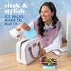 image:imageCool Coolers by Fit amp Fresh Slim Ice Packs Quick Freeze Reusable Ice Packs for Lunch Boxes amp Coolers LongLasting Space Saving Lunch Ice Packs Blue 4PkBlue 4 Pack