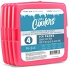 image:imageCool Coolers by Fit amp Fresh Slim Ice Packs Quick Freeze Reusable Ice Packs for Lunch Boxes amp Coolers LongLasting Space Saving Lunch Ice Packs Blue 4PkPink 8 Pack