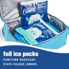image:imageCool Coolers by Fit amp Fresh XL High Performance Cooler Ice Packs 2pk  Puncture Resistant NonToxic Quick Freeze LongLasting Chill Lunch Box Ice Packs XL Freezer Pack Flexible Gel Ice PacksBlue 2 Pack