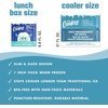image:imageCool Coolers by Fit amp Fresh XL High Performance Cooler Ice Packs 2pk  Puncture Resistant NonToxic Quick Freeze LongLasting Chill Lunch Box Ice Packs XL Freezer Pack Flexible Gel Ice PacksTeal 2 Pack