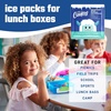image:imageCool Coolers by Fit amp Fresh XL High Performance Cooler Ice Packs 2pk  Puncture Resistant NonToxic Quick Freeze LongLasting Chill Lunch Box Ice Packs XL Freezer Pack Flexible Gel Ice PacksBlue 4 Pack