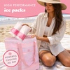 image:imageCool Coolers by Fit amp Fresh XL High Performance Cooler Ice Packs 2pk  Puncture Resistant NonToxic Quick Freeze LongLasting Chill Lunch Box Ice Packs XL Freezer Pack Flexible Gel Ice PacksPink Gingham 2 Pack