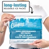 image:imageCool Coolers by Fit amp Fresh XL High Performance Cooler Ice Packs 2pk  Puncture Resistant NonToxic Quick Freeze LongLasting Chill Lunch Box Ice Packs XL Freezer Pack Flexible Gel Ice PacksTeal 2 Pack