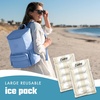 image:imageCool Coolers by Fit amp Fresh XL Soft Ice Packs for Coolers amp Lunch Bags 2pk  LongLasting Large Reusable Freezer Packs BPAFree Flexible Lunch Box Ice Packs for Work School Breastmilk amp BeachIvory Stripe