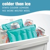 image:imageCool Coolers by Fit amp Fresh XL Soft Ice Packs for Coolers amp Lunch Bags 2pk  LongLasting Large Reusable Freezer Packs BPAFree Flexible Lunch Box Ice Packs for Work School Breastmilk amp BeachTeal