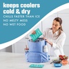 image:imageCool Coolers by Fit amp Fresh XL Soft Ice Packs for Coolers amp Lunch Bags 2pk  LongLasting Large Reusable Freezer Packs BPAFree Flexible Lunch Box Ice Packs for Work School Breastmilk amp BeachTeal