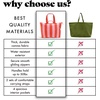 image:imageFit amp Fresh All The Things XL Beach Bag for Women Oversized Travel Tote  Zip Closure 3 Interior Pockets 1 Large Zip Pocket Dual Carry Handles Canvas Weekender  Pool College Laundry GroceriesPink  Orange Stripe