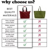 image:imageFit amp Fresh All The Things XL Beach Bag for Women Oversized Travel Tote  Zip Closure 3 Interior Pockets 1 Large Zip Pocket Dual Carry Handles Canvas Weekender  Pool College Laundry GroceriesRed Checkered
