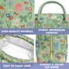 image:imageFit amp Fresh Bloomington Lunch Bag for Women  Insulated Large Lunch Box for Work with Containers LeakResistant StainResistant Zipper Closure Rowing Stripe BlueSage Bows  Flowers