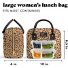 image:imageFit amp Fresh Bloomington Lunch Bag for Women  Insulated Large Lunch Box for Work with Containers LeakResistant StainResistant Zipper Closure Rowing Stripe BlueCheetah