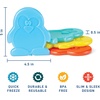 image:imageFit amp Fresh Cool Coolers Reusable Kids Lunch Box Ice Packs 4pk  Shaped Character Ice Packs for Kids Slim Design for Lunch Bags amp Coolers Quick Freeze BPAFree Pink BowsPenguin Butterfly