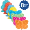 image:imageFit amp Fresh Cool Coolers Reusable Kids Lunch Box Ice Packs 4pk  Shaped Character Ice Packs for Kids Slim Design for Lunch Bags amp Coolers Quick Freeze BPAFree Pink BowsPenguin Butterfly
