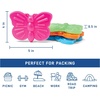image:imageFit amp Fresh Cool Coolers Reusable Kids Lunch Box Ice Packs 4pk  Shaped Character Ice Packs for Kids Slim Design for Lunch Bags amp Coolers Quick Freeze BPAFree Pink BowsPenguin Butterfly
