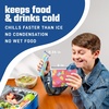 image:imageFit amp Fresh Cool Coolers Soft Ice Packs for Lunch Bags amp Coolers 2pk  LongLasting Reusable Ice Packs Flexible BPAFree Freezer Packs for Lunch Boxes Work School Breastmilk amp TravelGummy Bears 2 Pack